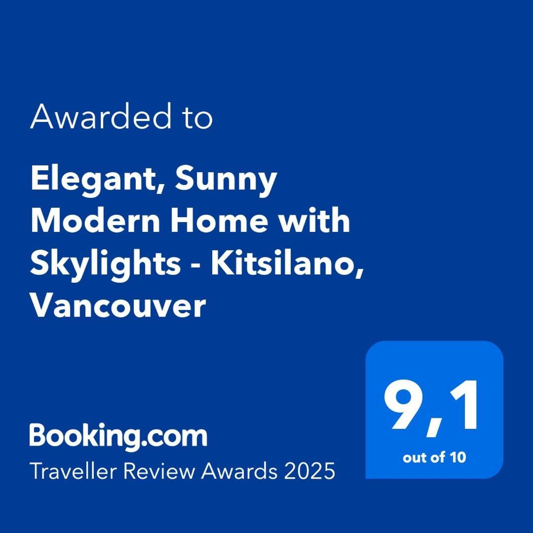 Elegant, Sunny Modern Home With Skylights - Kitsilano, Vancouver Exterior foto
